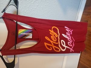 Target pride "hey ladies" tank